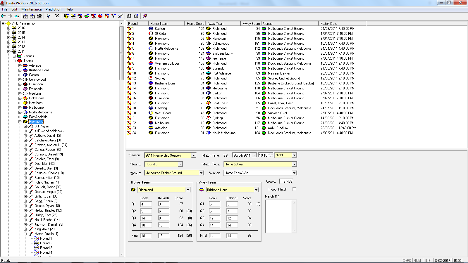 Keep "Footy Works" up-to-date with the latest downloads.